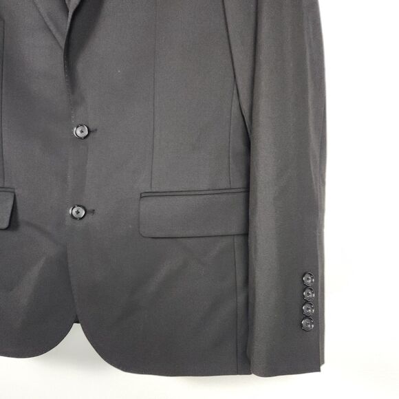 Men's Standard Fit Suit Jacket - Goodfellow & Co Black 36R NWT - Picture 4 of 7